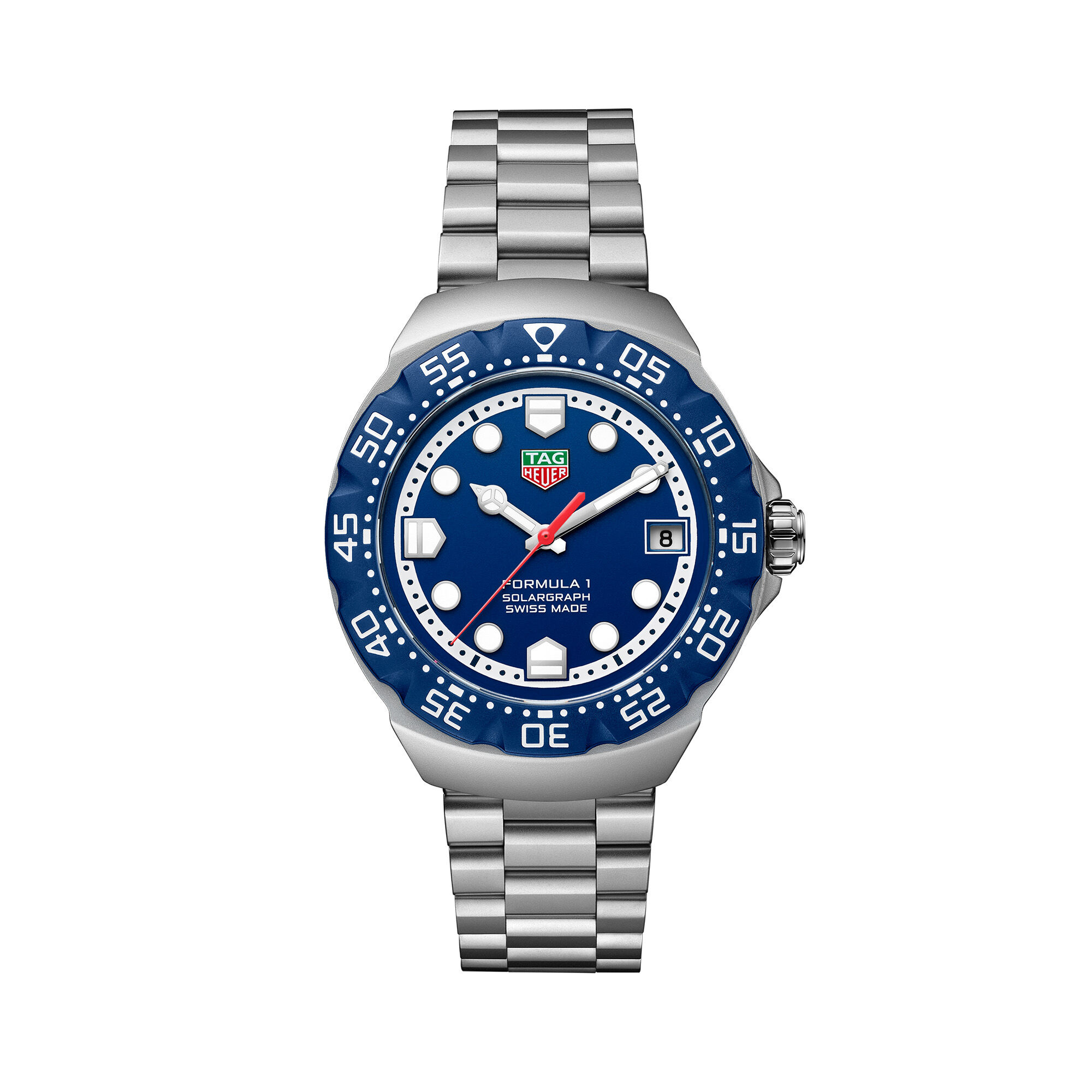 TAG Heuer Formula 1 Solargraph 38 mm Stainless Steel | Maison Birks